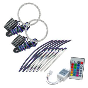 Ford Mustang Headlight Kits - ORACLE Lighting - DRL w/ Halos - ColorSHIFT - `15-`17